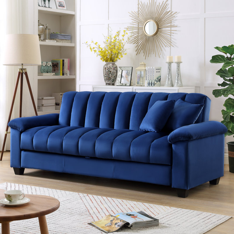 Legend Vansen Velvet 83" Pillow Top Arm Sleeper